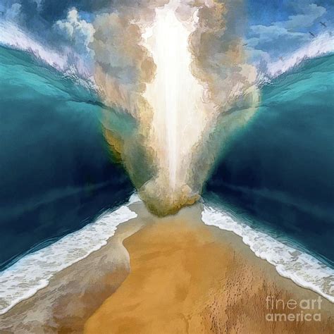 Moses Meets God Parting of the Red Sea Miracle Mixed Media by Mixed Media Art | Fine Art America