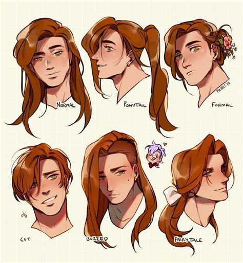 Stardew Valley art > Elliott with alternate hair styles | retquits | Stardew valley, Stardew ...