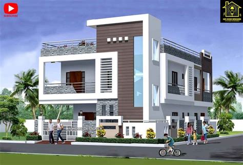 Modern 2 Floor elevation designs | House balcony design, Indian house exterior design, Small ...