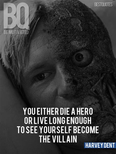 Harvey Den (Two-Face) | Hero quotes, Words to live by quotes, Villain quote