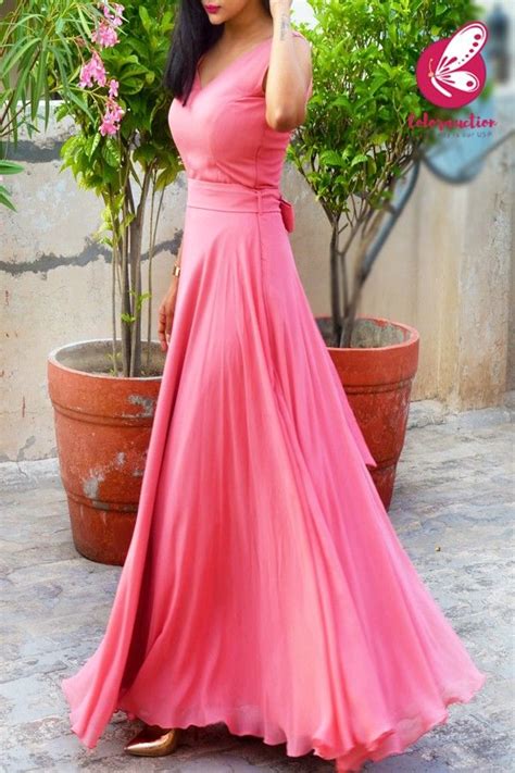 pink gown for ladies | Dresses Images 2022