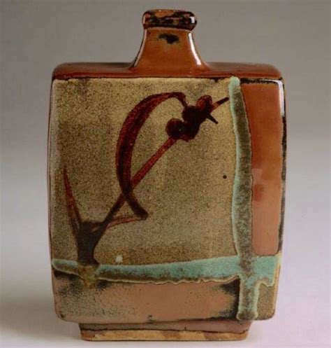 Shoji Hamada | Pottery, Ceramics, Ceramic flask