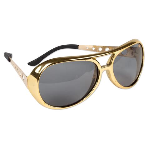 Elvis 1970s Gold Sunglasses