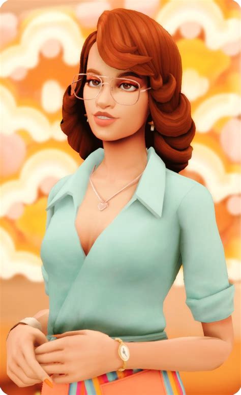 Fancy Hairstyles, Older Women Hairstyles, Sims 4 Add Ons, 60s Accessories, 20s Hair, Sims 4 ...