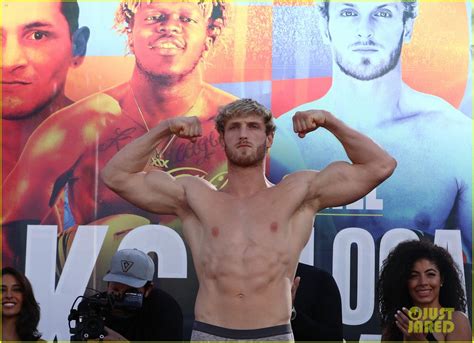 Logan Paul Goes Shirtless At Weigh-In Before Fight With KSI | Photo ...