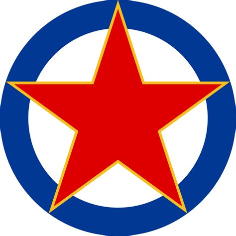 Roundel of the Yugoslavian Air Force | Air force, Aviation art, Royal air force