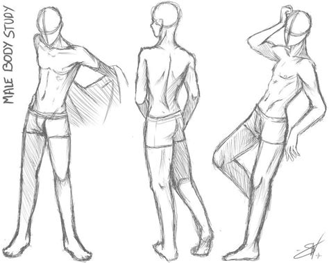 Male body study - Take two by SoraCooper on deviantART | Drawing poses ...