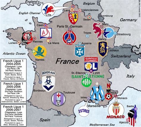 15 best Ligue 1 (France) images on Pinterest | Futbol, Maps and ...