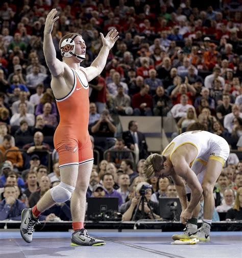 NCAA Wrestling 2016: Oklahoma State's Dean Heil (St. Edward) wins 141 ...