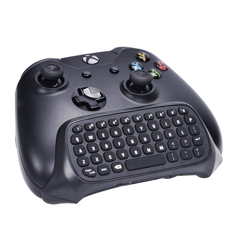 2.4G Mini Wireless Chatpad Message Game Controller Keyboard for Xbox One Controller Black ...