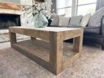 DIY Modern Wood Coffee Table - Shanty 2 Chic