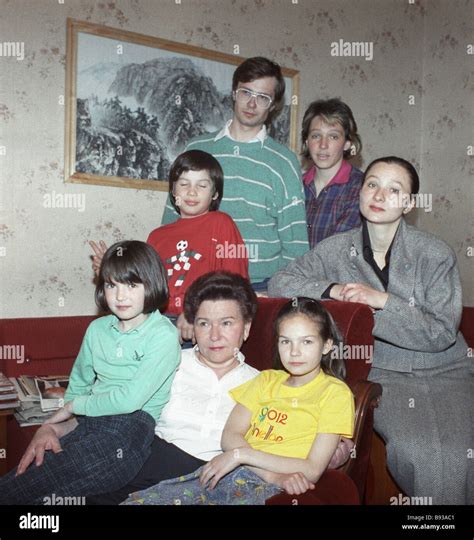 The family of Russian President Boris Yeltsin Stock Photo - Alamy