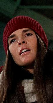 CinemaMonAmour | Ali MacGraw in Love Story (1970) Maybe this movie...