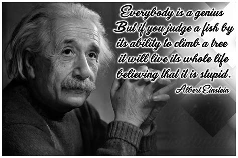 Albert Einstein Quote Poster Classroom Poster Inspirational Motivational 100 Lb Gloss Paper 18 ...