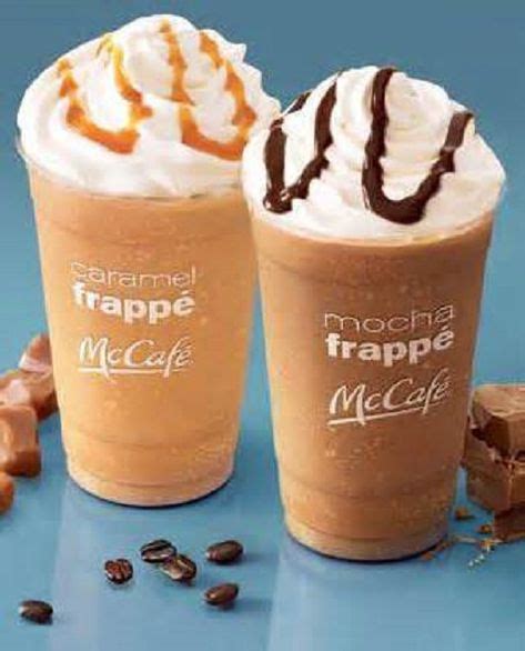 McDonald's COFFEE FRAPPES * Vanilla, Mocha, Caramel Coffee *** photo ...
