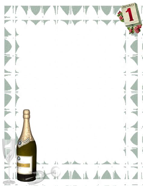 New Years Day Stationery Themes 1