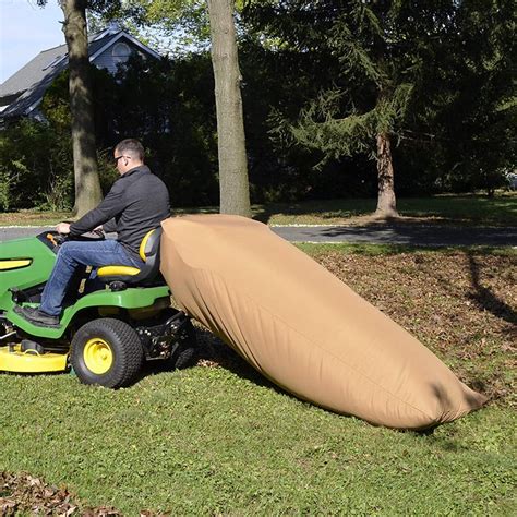 92x60x0.2in Universal Lawn Tractor Leaf Bag, Oxford Cloth Mower Waste ...