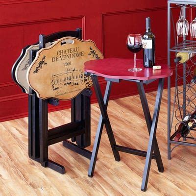 The Maurice isn't just a TV tray set. No, mon petit chou, it's like a little bistro in your own ...