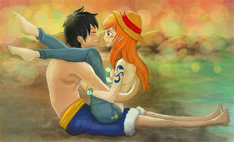 Luffy x Nami kawaii | Luffy, Luffy x nami, Family photos