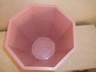 Vtg Mid Century Beacon Plastics Octagon Shaped Mauve Bathroom Bedroom Trash Can | eBay