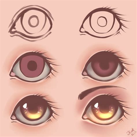 Eyes - Tutorial [2] by julcha97 on deviantART | Pintura dos olhos, Olhos para artesanato ...