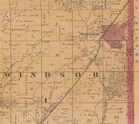 Henry County Missouri 1877 Old Wall Map With Landowner & - Etsy