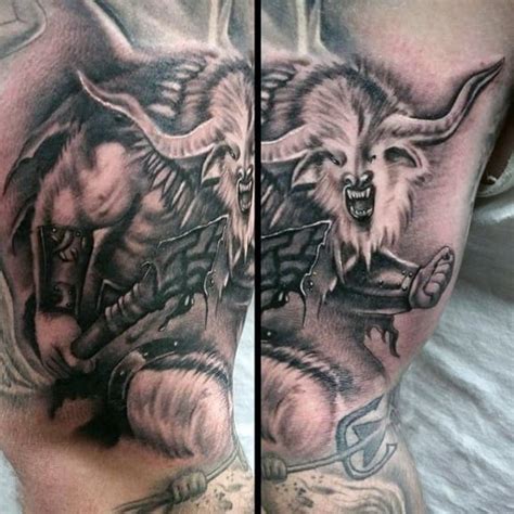 40 Minotaur Tattoo Designs For Men - Greek Mythology Ideas