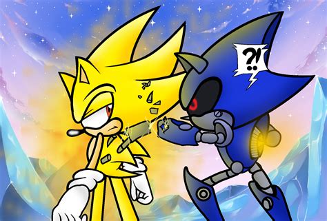 Super Sonic vs Metal Sonic