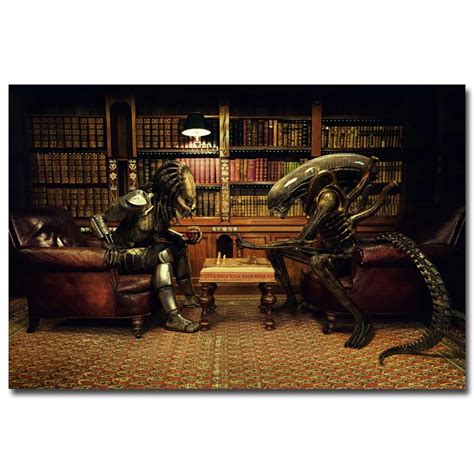 Alien vs Predator 3 Movie Art Silk Fabric Poster Print 13x20 24x36 inch ...