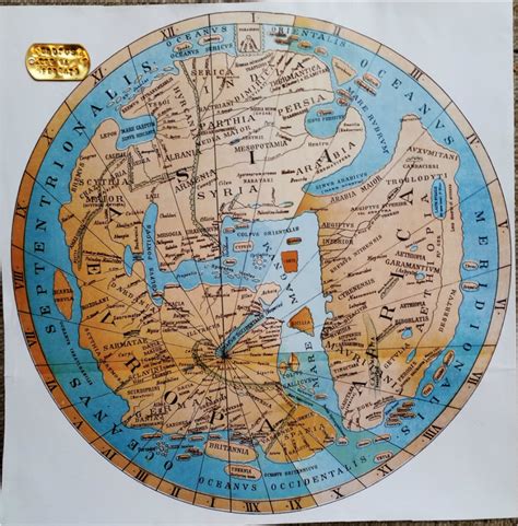 Ravenna Cosmography -siglo VII | Ravenna, Name covers, Vintage world maps