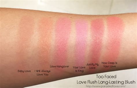 Too Faced's Love Flush Long-Lasting Blush : Roanna Tan | Paradeoflove