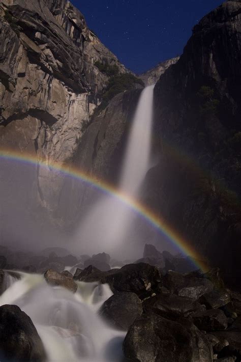 Yosemite Falls Moonbow (photographed at night) | Smithsonian Photo ...