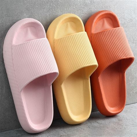 Thick Platform Slippers Women Indoor Bathroom Slipper - Vibeheat.com