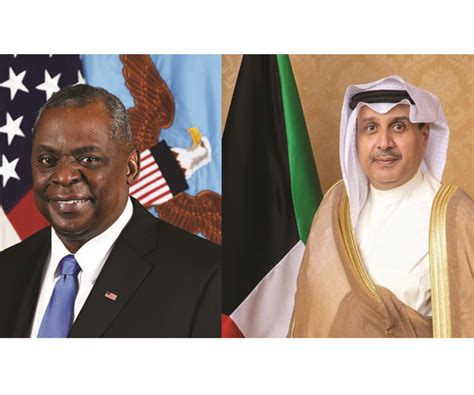 Kuwait Defense Minister, US counterpart discuss bilateral ties ...