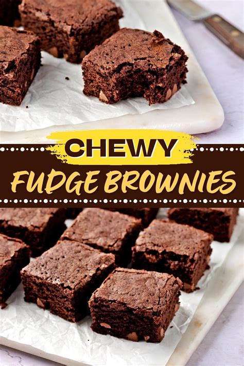 Best Ever Chewy Fudge Brownies - Insanely Good