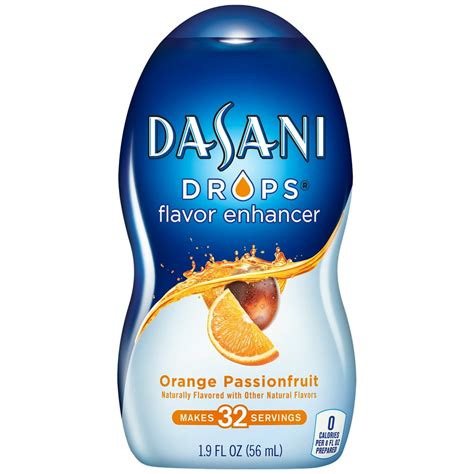 Dasani Drops Orange Passion Fruit Flavor Enhancer, 1.9 Fl. Oz. - Walmart.com - Walmart.com