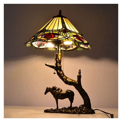 Canada Elagent Stained Glass Table Lamp Tiffany Style Desk Light With ...