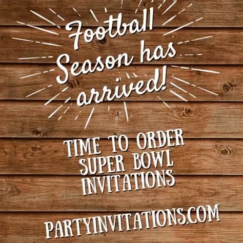 Pin on Super Bowl Party Invitations