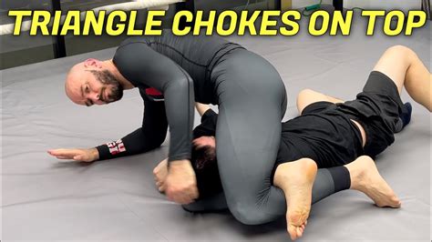 The Mounted Triangle Choke (Most powerful top control for MMA) - YouTube