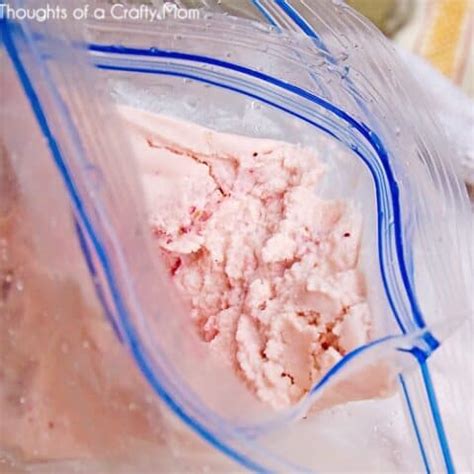 A DIY for the Kids: Strawberry Ice Cream in a Bag