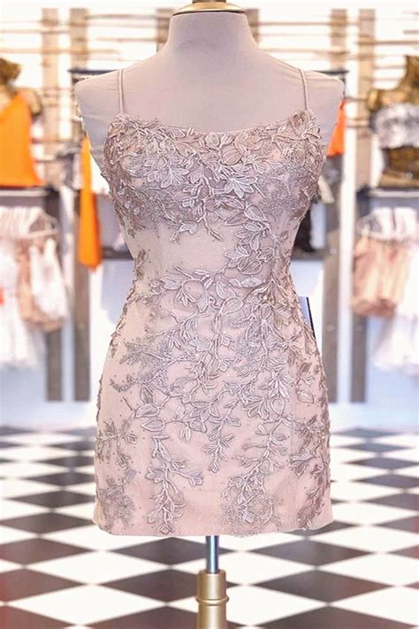 champagne lace short homecoming dresses cheap homecoming dresses cg5185champagn… | Homecoming ...