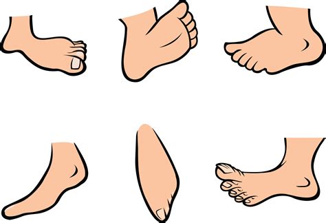 Cartoon Running Feet Clipart - Il materiale cartoon feet più comune è ceramica. - Instituto