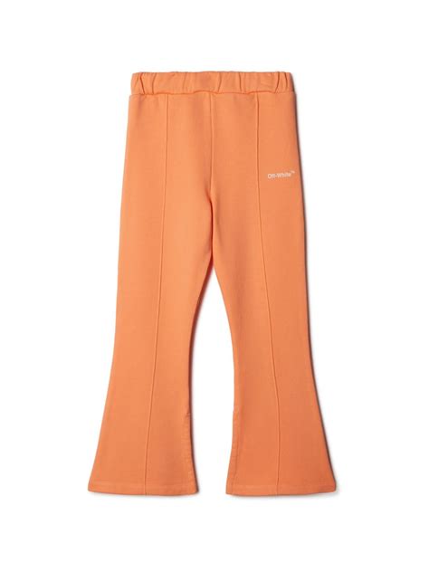 Helvetica Flare Sweatpants in orange | Off-White™ Official GB