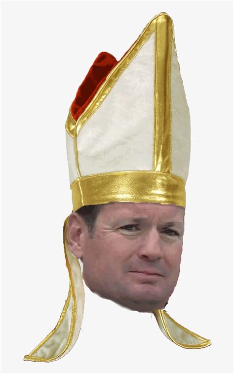 Pope Hat Png - Pope Bishop Costume Hat Adult One Size - Free ...