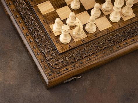 Wooden Chess Set, Carved Chess Set, Handmade Beautiful Chess Set - Etsy