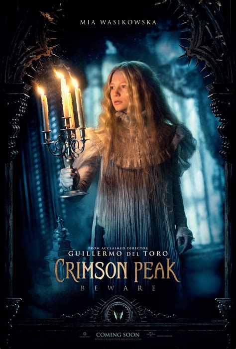 Crimson Peak UK Character Poster Mia Wasikowska