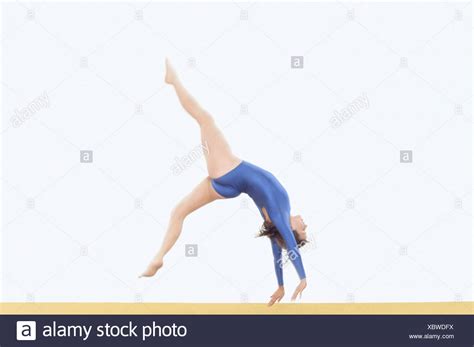 Backflip Gymnast Stock Photos & Backflip Gymnast Stock Images - Alamy