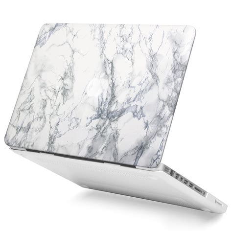 White Marble Pattern Hard Shell Case Cover for Macbook Pro 13 inch | eBay