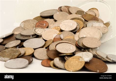 collection of old foreign coins Stock Photo - Alamy