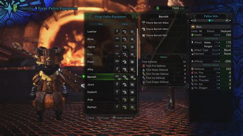 Barroth Guide: Monster Weakness, Carves & Rewards, Armor Sets - Monster Hunter World - Hold to Reset